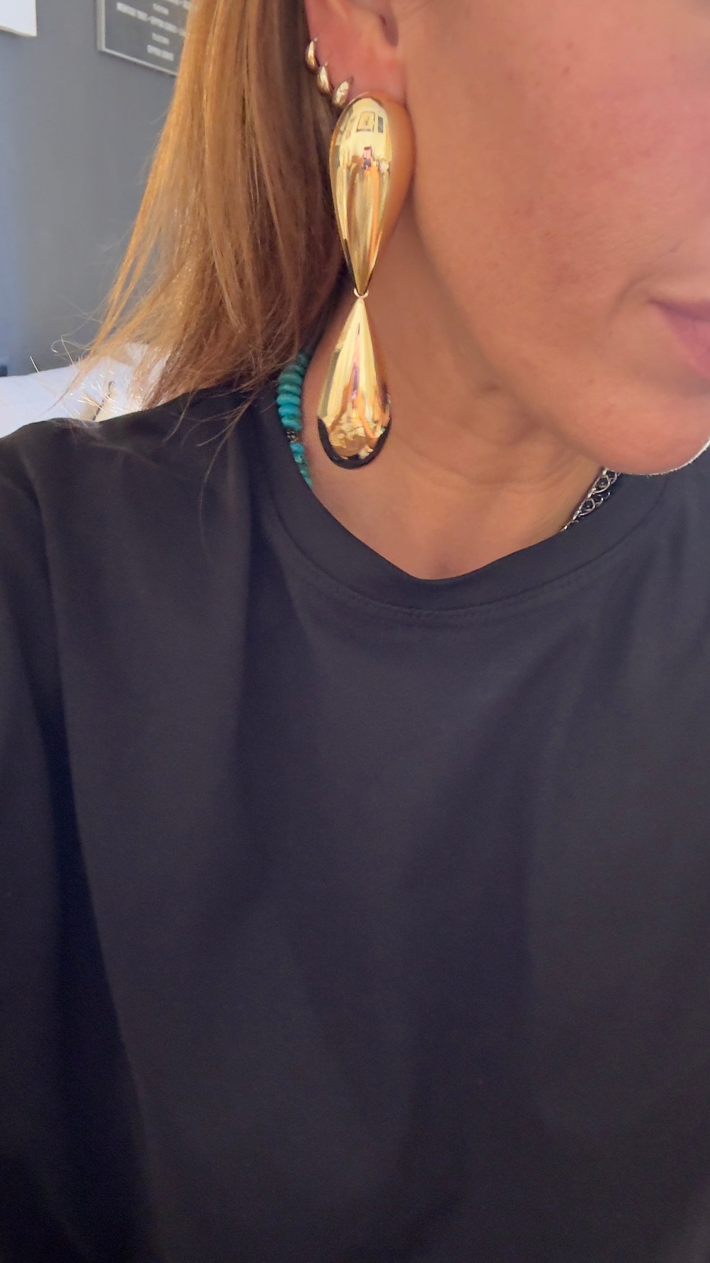 PENDIENTES DROP DOBLES