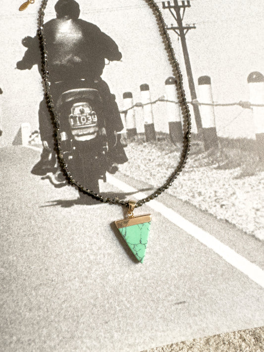 COLLAR TURQUESA  TRIANGLE